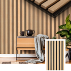 HemmaNord™ akustinen rimoituspaneeli – luonnontammi